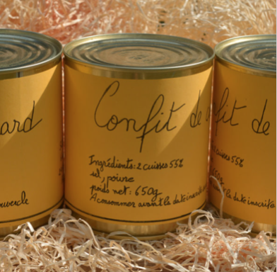 Confit de canard 2 cuisses 650 g