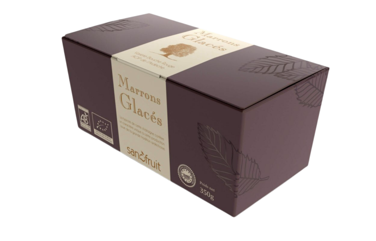 Ballotin de marrons glacés aux châtaignes AOC 350 g