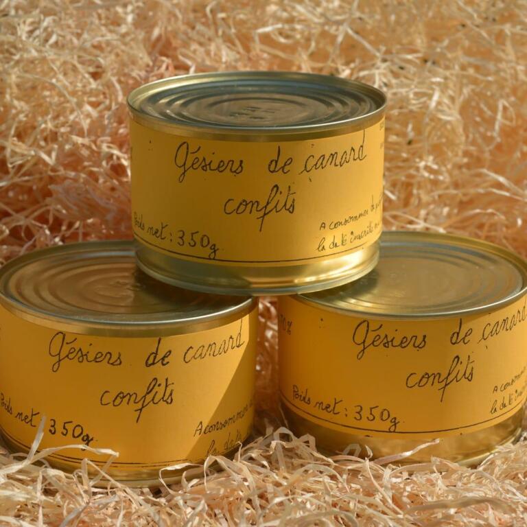 Gésiers de canard confits 350 g