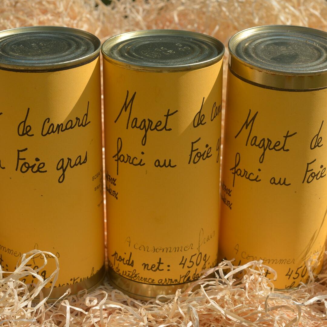 Magret de canard farci au foie gras 450 g