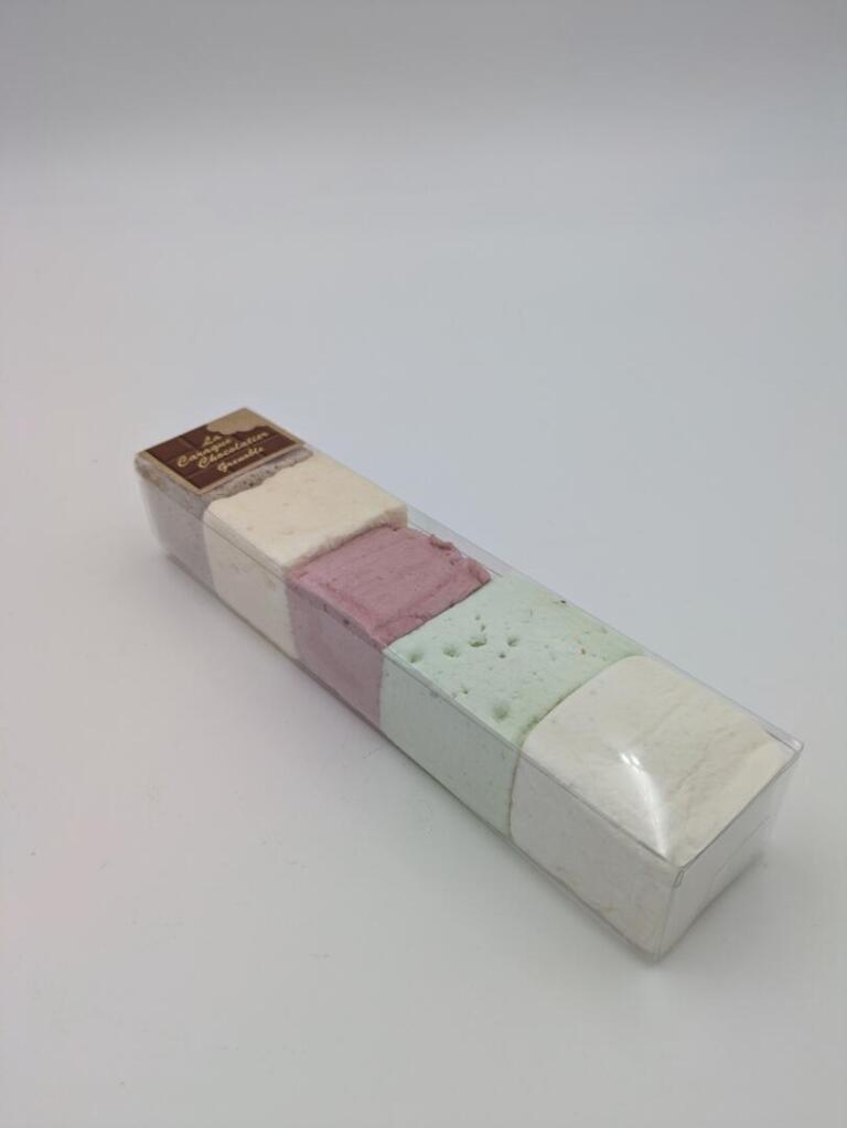 Réglette de cinq guimauves