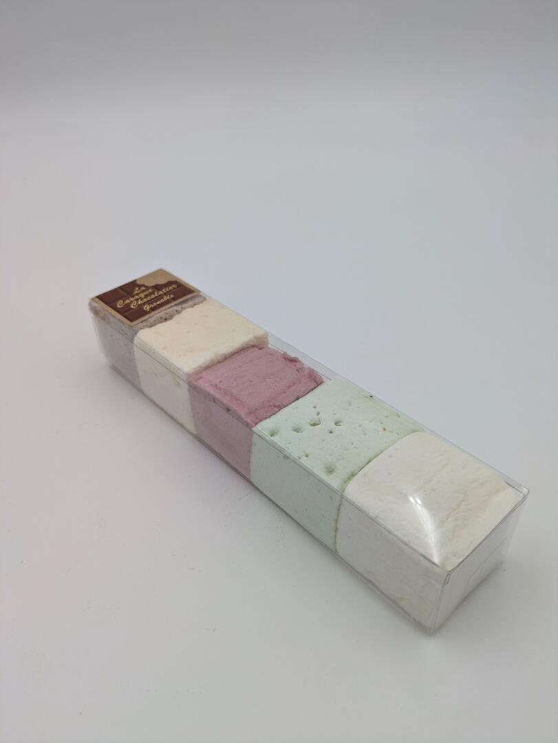 Réglette de cinq guimauves