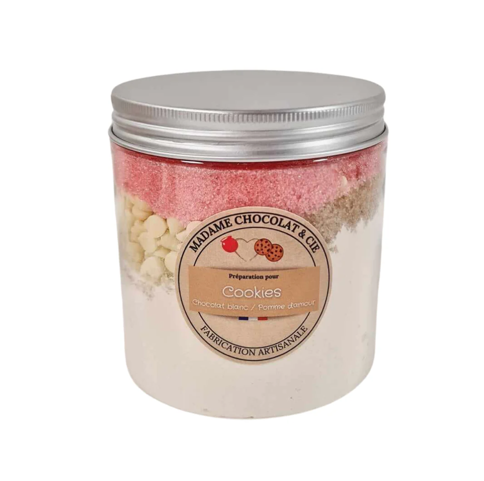 Cookie chocolat blanc/pomme d'amour