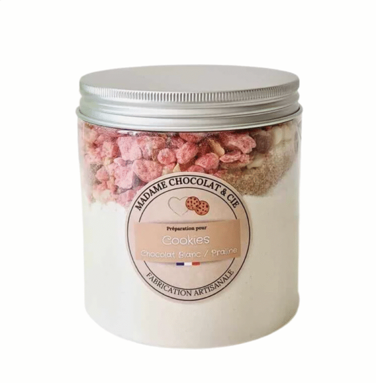 Cookie chocolat blanc/praline