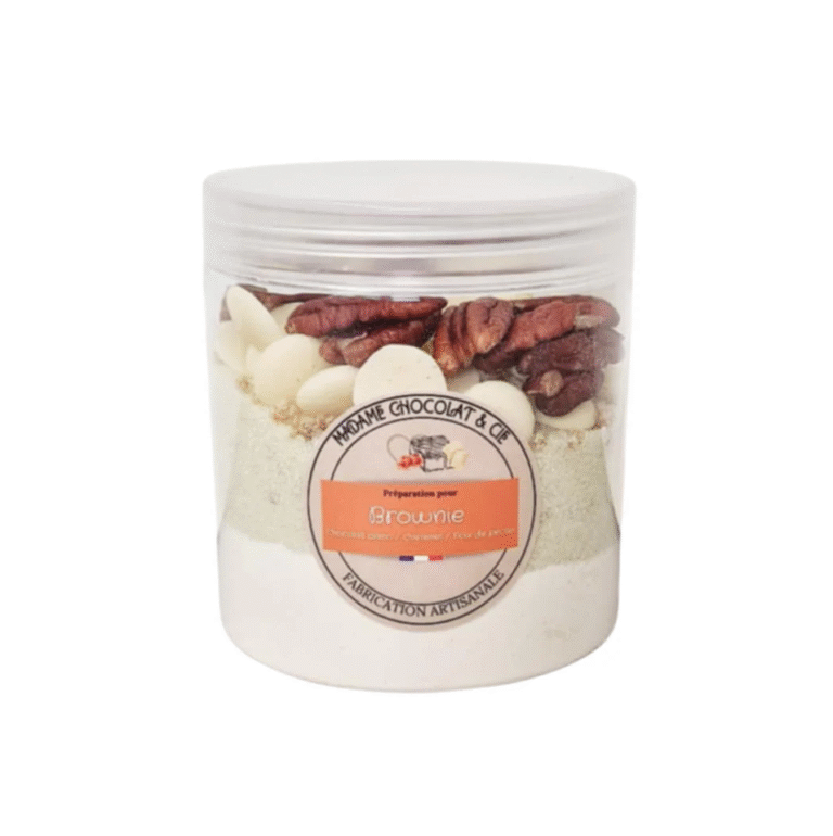 Brownie chocolat blanc/caramel/noix de pécan
