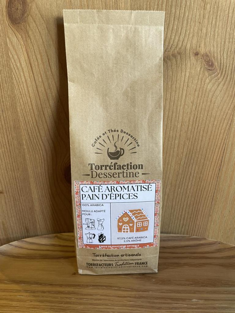 Café moulu aromatisé au pain d'épices 250 g