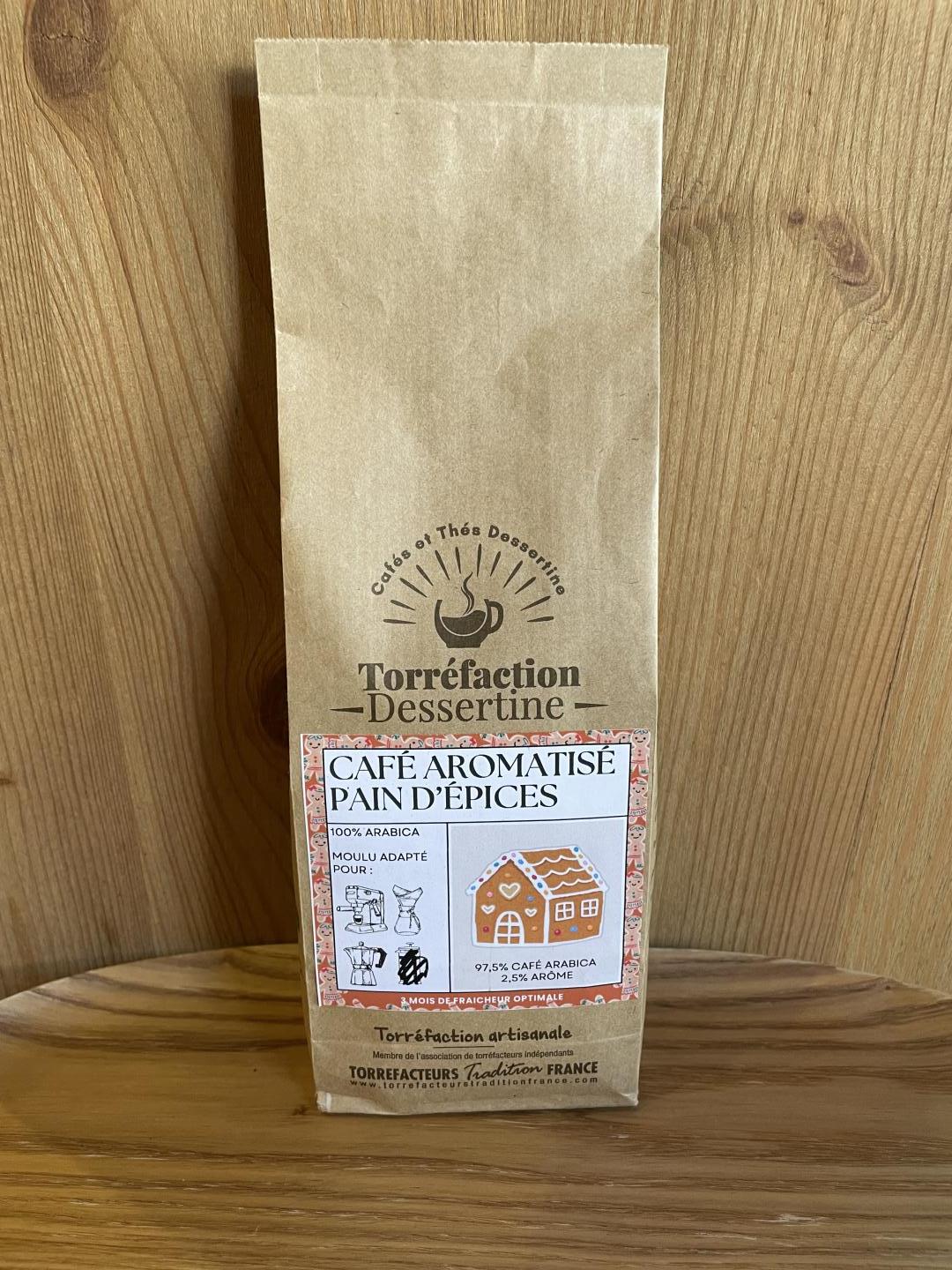 Café moulu aromatisé au pain d'épices 250 g
