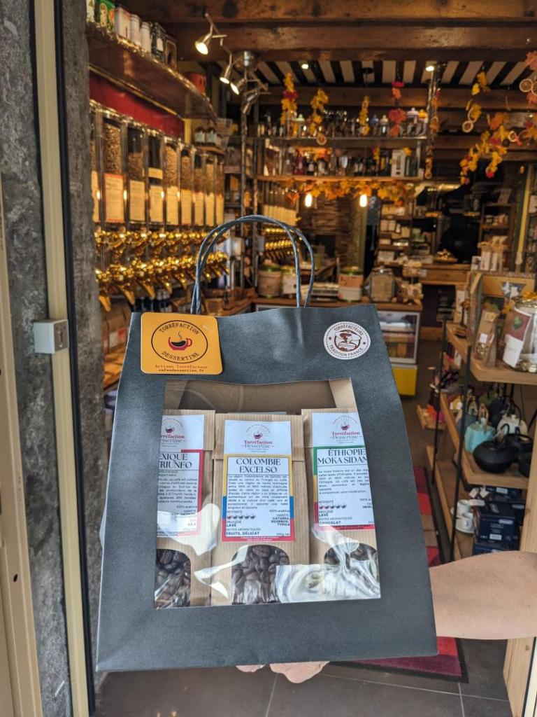 Coffret de 6 cafés en grain 6x100 g