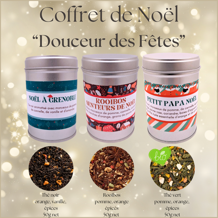 Coffret de Noël Douceur des fêtes 150 g