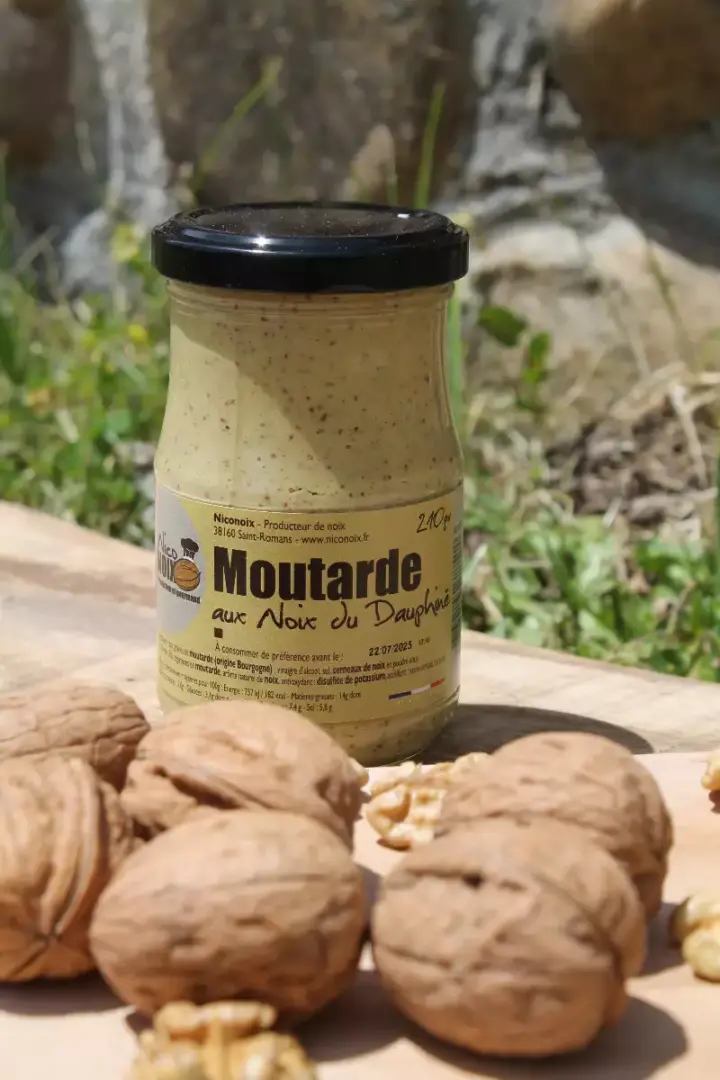Moutarde aux noix 210 g