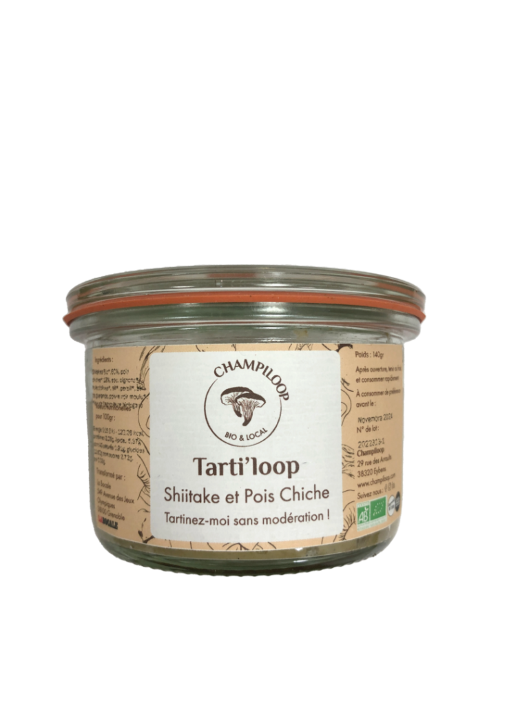 Tarti'loop Shiitake et pois chiche 100 g